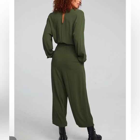 Chaser Colette Forest Green Night Jumpsuit flight romper Womens size XS NWOT - Picture 9 of 9